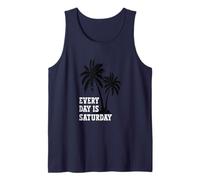 La Vida es Realmente Buena Todos los días es sábado Verano Playa Camiseta sin Mangas