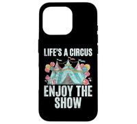 La Vida es un Circo Disfruta del Show Clown Carcasa para iPhone 16 Pro