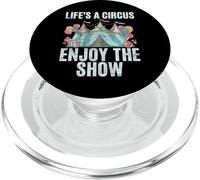 La Vida es un Circo Disfruta del Show Clown PopSockets PopGrip para MagSafe