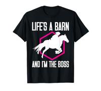 La vida es un granero y yo soy la madre del caballo jefe Camiseta