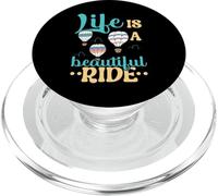 La Vida es un Hermoso Paseo en el Globo de Globo aerostático PopSockets PopGrip para MagSafe