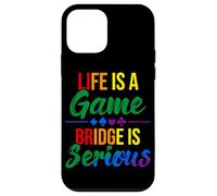 La Vida es un Juego: Bridge Is Serious, Divertido, Amante del Bridge, Rainbow Carcasa para iPhone 12 Mini