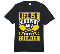 La Vida es una autopista y yo Soy el Constructor de Carreteras Comfort Colors Adult Heavyweight T-Shirt