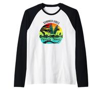 La Vida es una Aventura, Humor de Verano Camiseta Manga Raglan