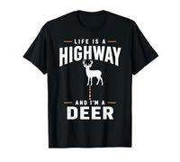 La Vida es una Carretera y yo Soy un Ciervo, Naturaleza, Aventura, Bosque Camiseta