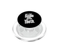 La Vida es una Sonrisa Corta Mientras todavía Tienes Dientes Diciendo Cita PopSockets PopGrip para MagSafe