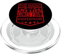 La vida mágica angustiada viene del lema humorístico de Shakespeare PopSockets PopGrip para MagSafe