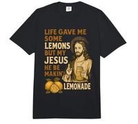 La Vida me DIO Algunos Limones Pero mi Jesús Él Be Makin Limonada Comfort Colors Adult Heavyweight T-Shirt