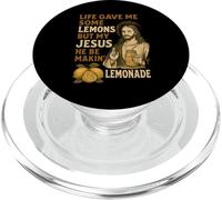 La Vida me DIO Algunos Limones Pero mi Jesús Él Be Makin Limonada PopSockets PopGrip para MagSafe