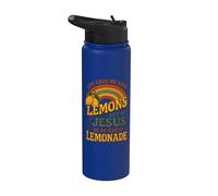 La vida me dio algunos limones pero mi Jesús Él Be Makin Limonada Stainless Steel Insulated Water Bottle