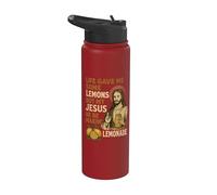 La vida me dio algunos limones pero mi Jesús Él Be Makin Limonada Stainless Steel Insulated Water Bottle