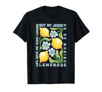 La Vida me DIO Algunos Limones Pero mi Jesús Él está Haciendo Limonada Camiseta gráfica económica, Hombre, Negro, XL