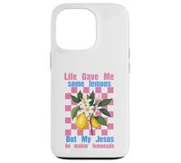 La Vida me DIO Algunos Limones Pero mi Jesús Él está Haciendo Limonada Carcasa para iPhone 13 Pro