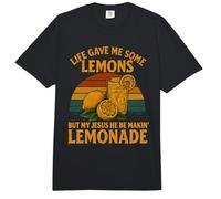 La Vida me DIO Algunos Limones Pero mi Jesús Él está Haciendo Limonada Comfort Colors Adult Heavyweight T-Shirt