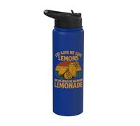 La vida me dio algunos limones pero mi Jesús Él está haciendo limonada Stainless Steel Insulated Water Bottle