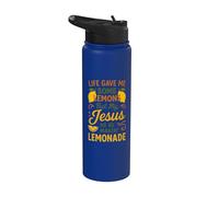 La vida me dio algunos limones pero mi Jesús Él está haciendo limonada Stainless Steel Insulated Water Bottle