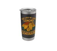 La vida me dio algunos limones pero mi Jesús Él está haciendo limonada Vaso térmico de acero inoxidable de doble pared