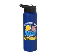 La vida me dio algunos limones pero mi Jesús Él Estaba haciendo limonada Stainless Steel Insulated Water Bottle