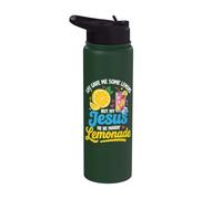 La vida me dio algunos limones pero mi Jesús Él Estaba haciendo limonada Stainless Steel Insulated Water Bottle