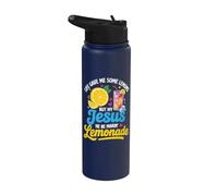 La vida me dio algunos limones pero mi Jesús Él Estaba haciendo limonada Stainless Steel Insulated Water Bottle