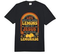 La Vida me DIO Limones Pero mi Jesús Hace Limonada Comfort Colors Adult Heavyweight T-Shirt