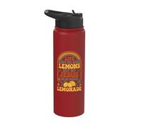 La vida me dio limones pero mi Jesús hace limonada Stainless Steel Insulated Water Bottle