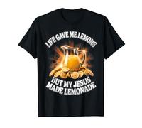 La Vida me DIO Limones Pero mi Jesús Hizo Limonada Camiseta gráfica económica