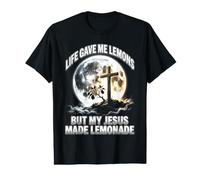 La Vida me DIO Limones Pero mi Jesús Hizo Limonada Camiseta gráfica económica