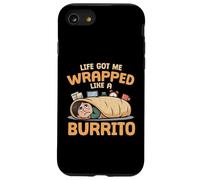La Vida me ha Envuelto como un Burrito Divertido Burrito Foo Carcasa para iPhone SE (2020) / 7/8