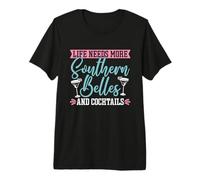 La Vida Necesita más música Country para Chicas sureñas Southern Belle Camiseta Premium