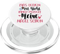 La Vida No Es Siempre Perfecto Diseñador De Uñas PopSockets PopGrip para MagSafe
