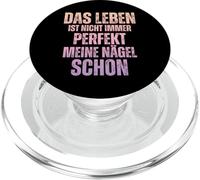 La Vida No Es Siempre Perfecto Diseñador De Uñas PopSockets PopGrip para MagSafe