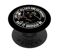 La Vida no es Todo Gatos y Hockey sobre Hielo, Pero debería Serlo PopSockets PopGrip Adhesivo