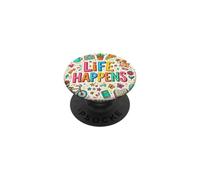 La Vida Pasa Familia y Otras Cosas PopSockets PopGrip Adhesivo
