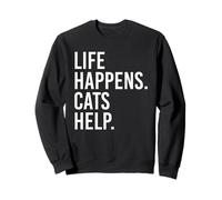 La Vida Pasa, los Gatos ayudan Sudadera