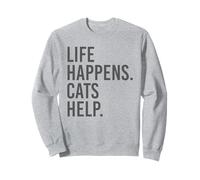 La Vida Pasa, los Gatos ayudan Sudadera
