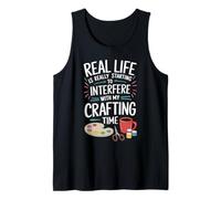 La vida real está empezando a interferir con mi tiempo de creación Camiseta sin Mangas