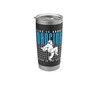 La vida se trata de bailar incluso en los amores Breakdancing Movimientos de baile Vaso térmico de acero inoxidable de doble pared