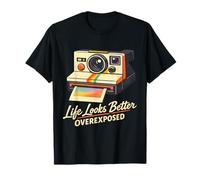 La Vida se ve Mejor sobreexpuesta Camiseta