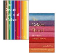 La vida secreta del color y el hilo dorado Cómo la tela cambió la historia de Kassia St Clair Colección de 2 libros