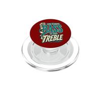 La Vida sin bajo es Solo Agudos Diseño de Humor de música Vintage PopSockets PopGrip para MagSafe