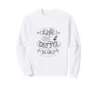 La Vida sin café da Miedo Cita Adicto a la cafeína Humor Sudadera
