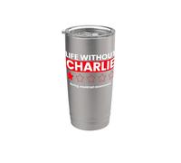 La vida sin Charlie Boring no recomendaría una revisión divertida Vaso térmico de acero inoxidable de doble pared