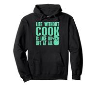 La Vida Sin Cocinero No Es Vida Frase Divertida Sudadera con Capucha