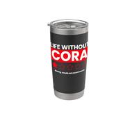 La vida sin Cora Boring no recomendaría una revisión divertida Vaso térmico de acero inoxidable de doble pared
