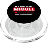 La Vida sin Miguel Boring no recomendaría una revisión Divertida PopSockets PopGrip para MagSafe