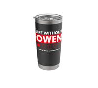 La vida sin Owen aburrido no recomendaría decir divertido Vaso térmico de acero inoxidable de doble pared