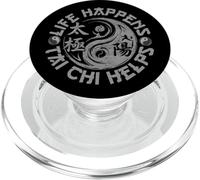 La Vida Sucede Tai Chi Ayuda a Yin Yang PopSockets PopGrip para MagSafe