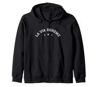 La Vie Boheme La Vida Bohemia Frase Francesa Artista Teatro Sudadera con Capucha