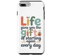 La Vie t'offre le Cadeau de recommencer chaque jour Carcasa para iPhone 7 Plus/8 Plus